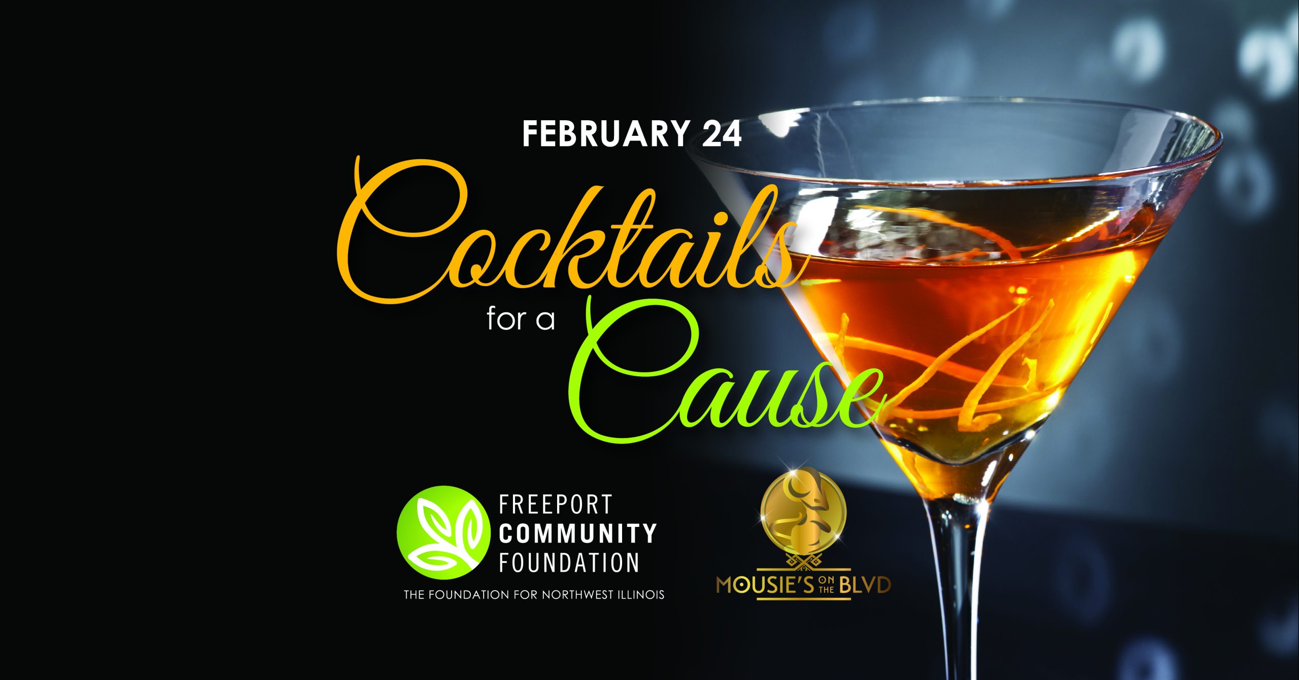 Cocktails for a Cause: February 24 at The Freeport Club
